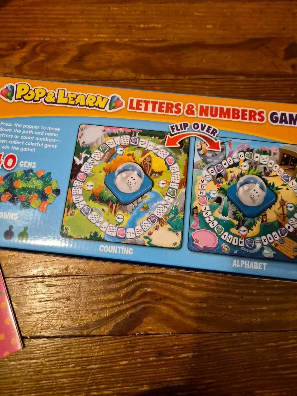 Lakeshore Pop & Learn Letters & Numbers Game + Chicka Chicka Boom Boom Book